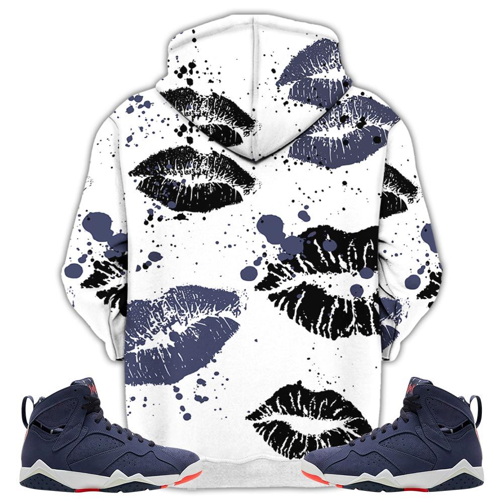 Megan Thee Stallion Sneaker Shirt Match 7 Neutral Indigo, Jordan 7 Quai 54 Hoodie Sweatshirt Tee All Over Print MKO Shirt