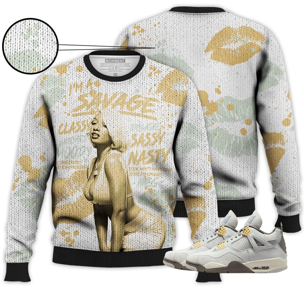 Megan Thee Stallion Sneaker Shirt Match Retro Craft 4S, Jordan 4 Craft Photon Dust Hoodie Sweatshirt Tee All Over Print MKO Shirt Megan Thee Stallion Sneaker Shirt Match Retro Craft 4S, Jordan 4 Craft Photon Dust Hoodie Sweatshirt Tee All Over Print MKO Shirt