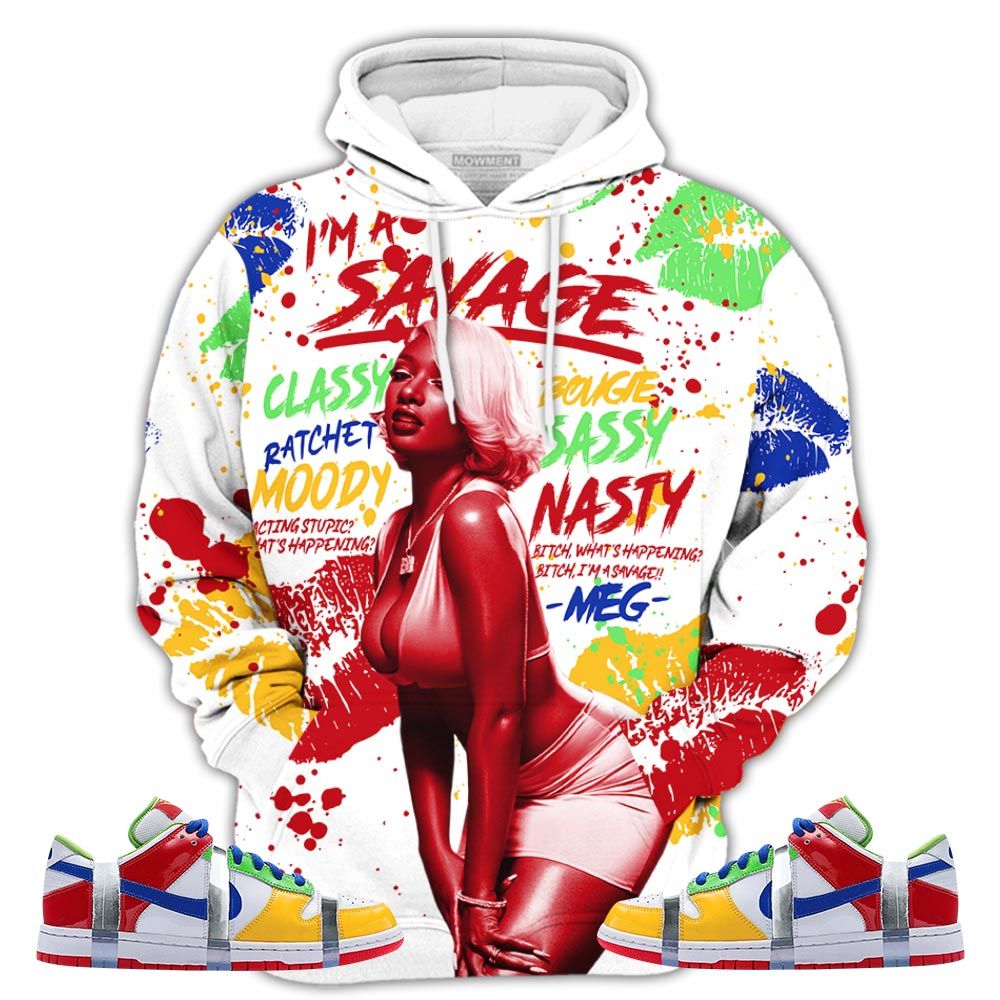 Megan Thee Stallion Sneaker Shirt Match Sb Dunk Low Ebay, Sb Dunk Low Sandy Hoodie Sweatshirt Tee All Over Print MKO Shirt