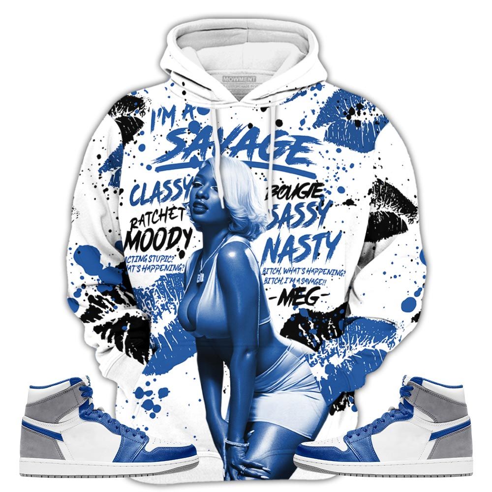 Megan Thee Stallion Sneaker Shirt Match True Blue 1S, Jordan 1 High Og True Blue Hoodie Sweatshirt Tee All Over Print MKO Shirt Megan Thee Stallion Sneaker Shirt Match True Blue 1S, Jordan 1 High Og True Blue Hoodie Sweatshirt Tee All Over Print MKO Shirt