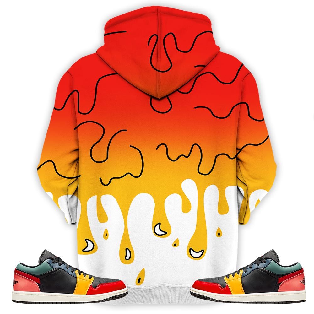 Melanin 80S Baby Sneaker Shirt Match 1 Se Black Multi Color, Jordan 1 Low Black Fire Red Taxi Hoodie Sweatshirt Tee All Over Print MKO Shirt