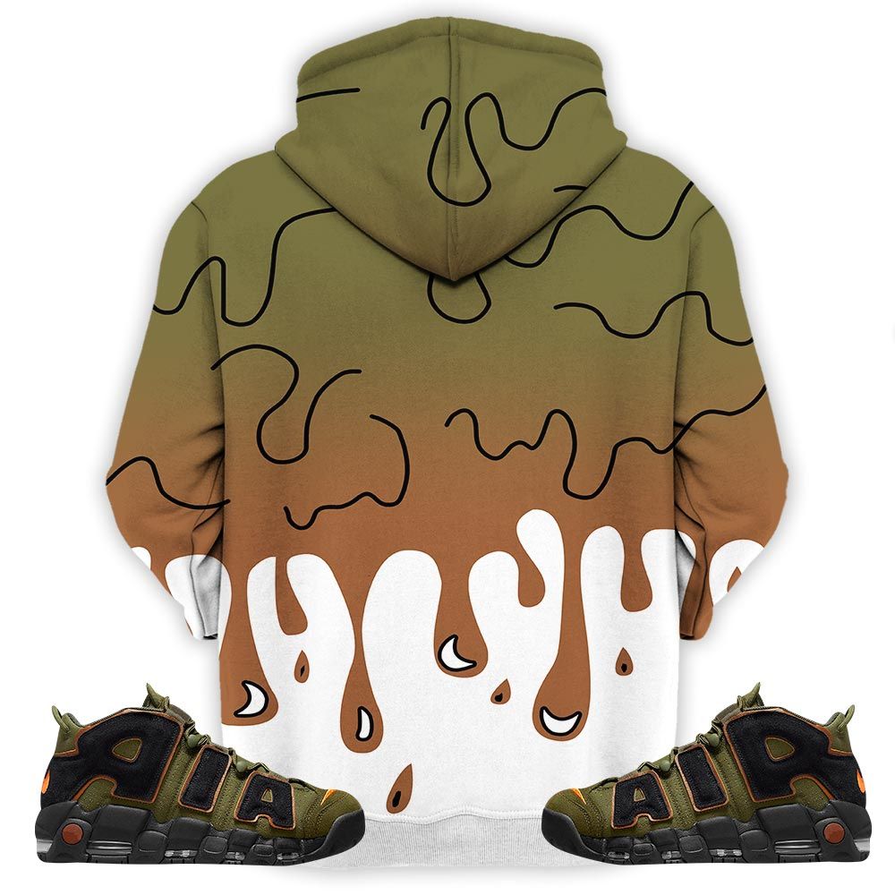Melanin 80S Baby Sneaker Shirt Match 96 Cargo Khaki, Air More Uptempo Cargo Khaki Hoodie Sweatshirt Tee All Over Print MKO Shirt