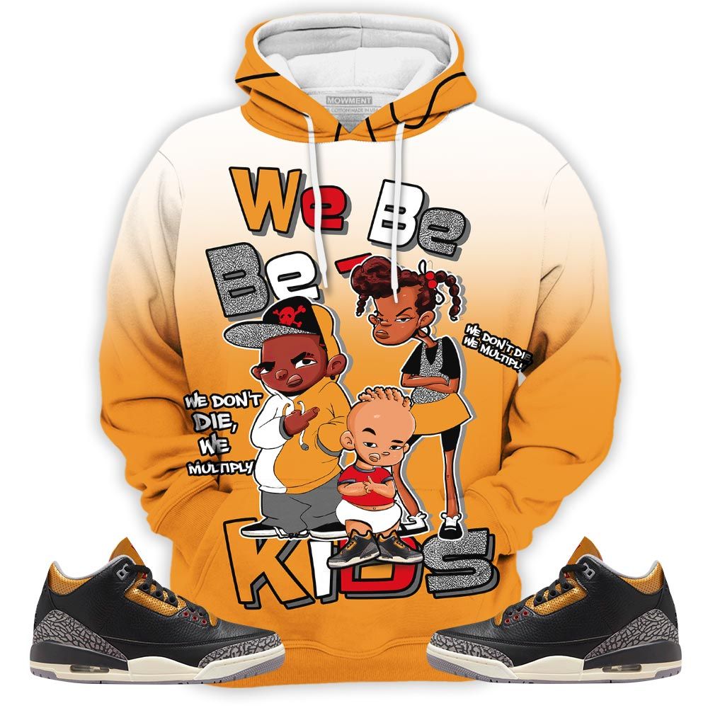 Melanin 80S Baby Sneaker Shirt Match Black Gold 3S, Jordan 3 Retro Black Gold Hoodie Sweatshirt Tee All Over Print MKO Shirt Melanin 80S Baby Sneaker Shirt Match Black Gold 3S, Jordan 3 Retro Black Gold Hoodie Sweatshirt Tee All Over Print MKO Shirt