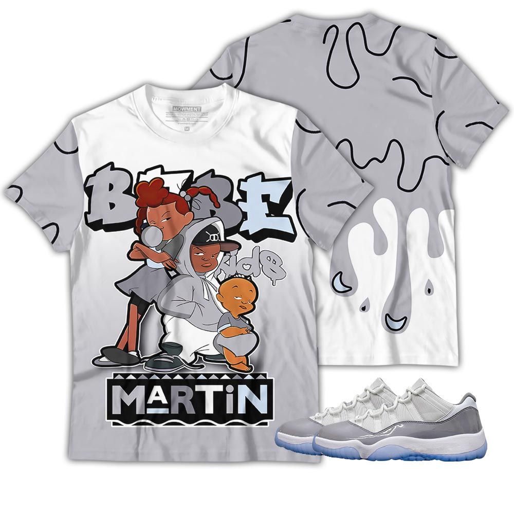 Melanin 80S Baby Sneaker Shirt Match Cement Grey 11S, Jordan 11 Low Cement Grey Hoodie Sweatshirt Tee All Over Print MKO Shirt Melanin 80S Baby Sneaker Shirt Match Cement Grey 11S, Jordan 11 Low Cement Grey Hoodie Sweatshirt Tee All Over Print MKO Shirt