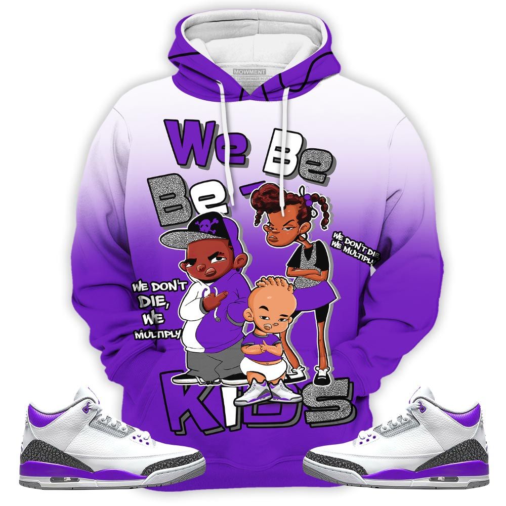 Melanin 80S Baby Sneaker Shirt Match Dark Iris 3S, Jordan 3 Retro Dark Iris Hoodie Sweatshirt Tee All Over Print MKO Shirt Melanin 80S Baby Sneaker Shirt Match Dark Iris 3S, Jordan 3 Retro Dark Iris Hoodie Sweatshirt Tee All Over Print MKO Shirt