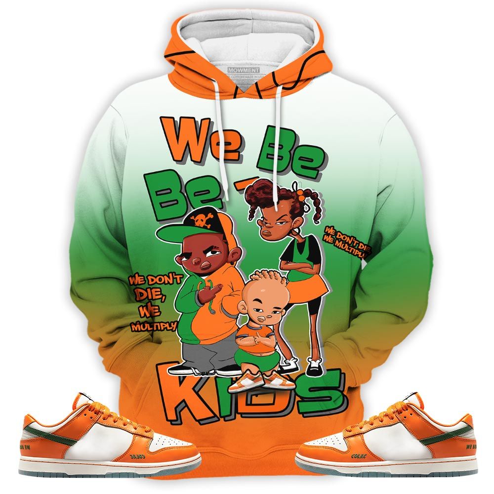Melanin 80S Baby Sneaker Shirt Match Dunk Low Florida Am, Dunk Low Florida Am University Hoodie Sweatshirt Tee All Over Print MKO Shirt