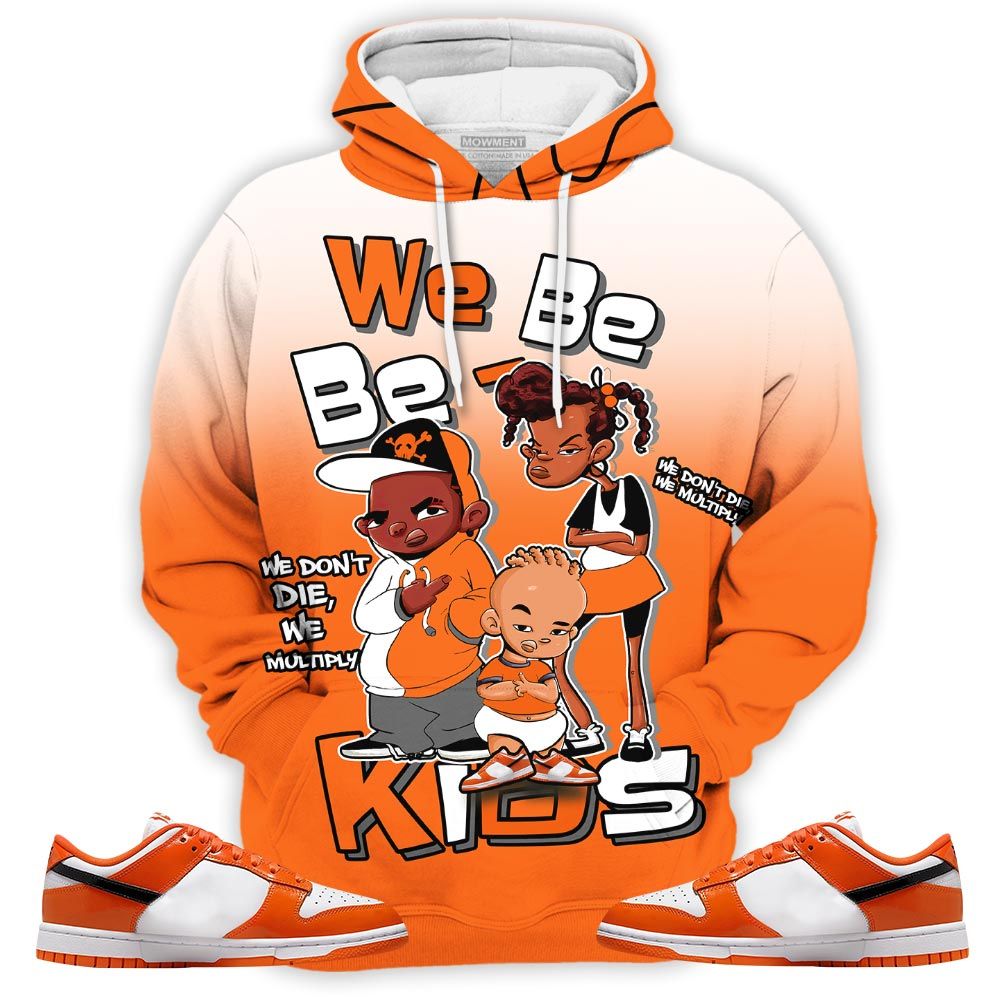 Melanin 80S Baby Sneaker Shirt Match Dunk Low Orange Black, Dunk Low Patent Halloween Hoodie Sweatshirt Tee All Over Print MKO Shirt Melanin 80S Baby Sneaker Shirt Match Dunk Low Orange Black, Dunk Low Patent Halloween Hoodie Sweatshirt Tee All Over Print MKO Shirt