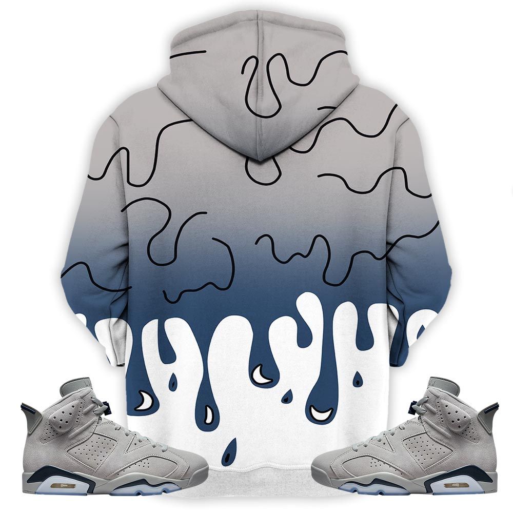 Melanin 80S Baby Sneaker Shirt Match Georgetown 6S, Jordan 6 Retro Georgetown Hoodie Sweatshirt Tee All Over Print MKO Shirt