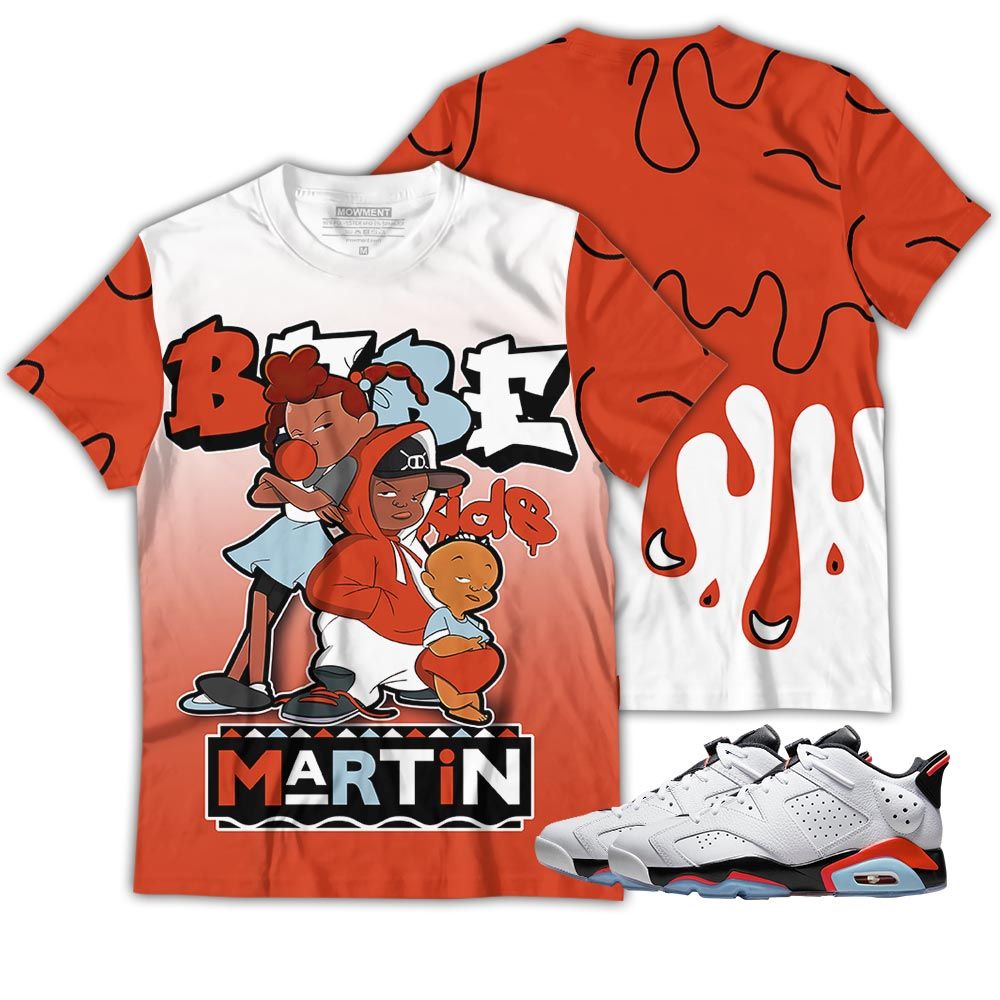 Melanin 80S Baby Sneaker Shirt Match Golf White Infrared 6S, Jordan 6 Low Infrared Hoodie Sweatshirt Tee All Over Print MKO Shirt Melanin 80S Baby Sneaker Shirt Match Golf White Infrared 6S, Jordan 6 Low Infrared Hoodie Sweatshirt Tee All Over Print MKO Shirt