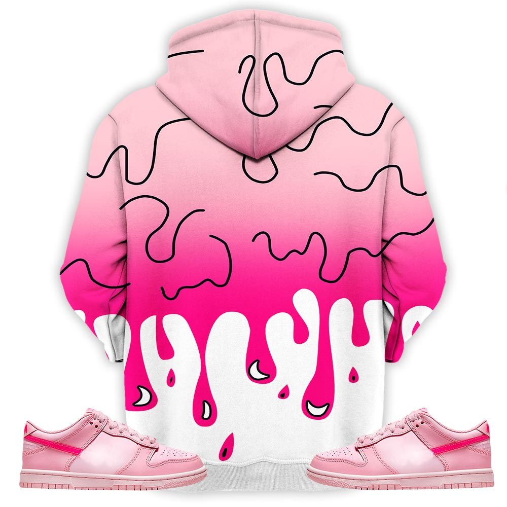 Melanin 80S Baby Sneaker Shirt Match Low Triple Pink, Dunk Low Triple Pink Hoodie Sweatshirt Tee All Over Print MKO Shirt