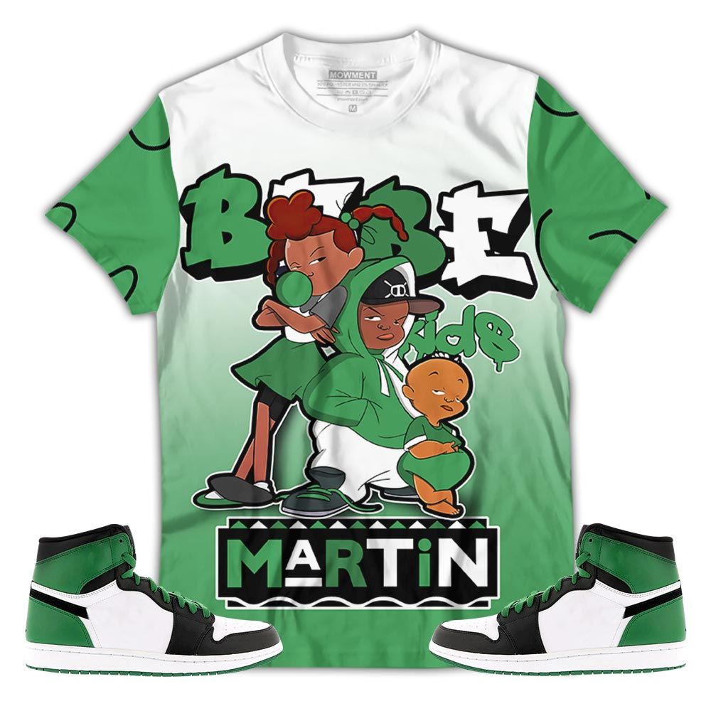 Melanin 80S Baby Sneaker Shirt Match Lucky Green 1S, Jordan 1 Lucky Green Hoodie Sweatshirt Tee All Over Print MKO Shirt Melanin 80S Baby Sneaker Shirt Match Lucky Green 1S, Jordan 1 Lucky Green Hoodie Sweatshirt Tee All Over Print MKO Shirt