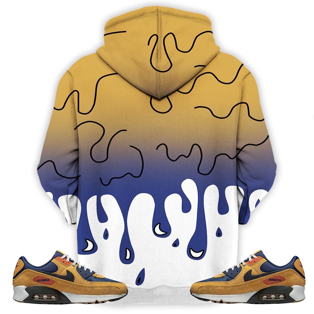 Melanin 80S Baby Sneaker Shirt Match Max 90 Brown Suede, Air Max 90 Nylon Suede Hoodie Sweatshirt Tee All Over Print MKO Shirt