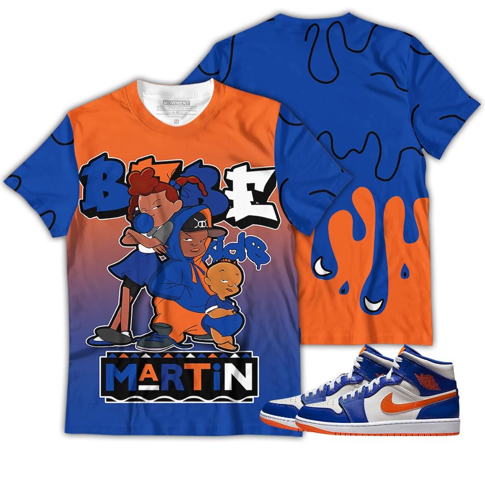 Melanin 80S Baby Sneaker Shirt Match Mid Knicks 1S, Jordan 1 Mid Knicks Hoodie Sweatshirt Tee All Over Print MKO Shirt Melanin 80S Baby Sneaker Shirt Match Mid Knicks 1S, Jordan 1 Mid Knicks Hoodie Sweatshirt Tee All Over Print MKO Shirt