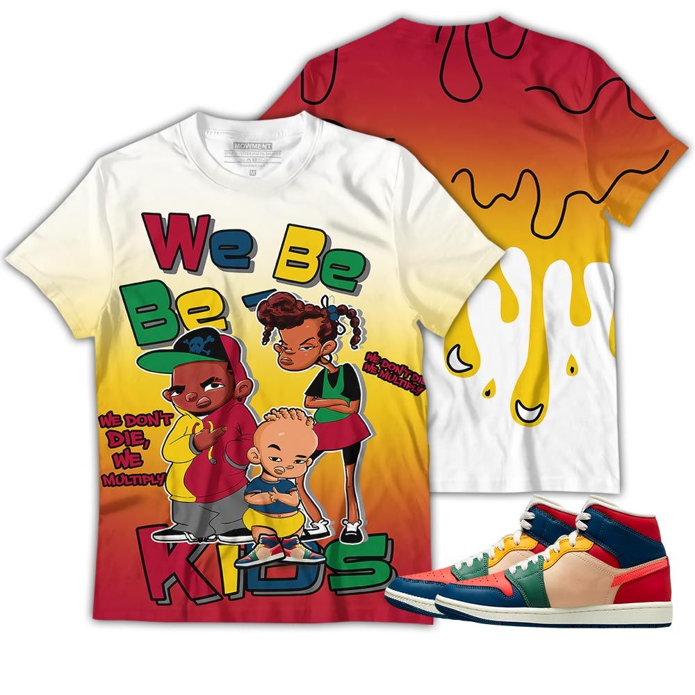 Melanin 80S Baby Sneaker Shirt Match Mid Multi Color 2022 1S, Jordan 1 Mid Multi Color 2022 Hoodie Sweatshirt Tee All Over Print MKO Shirt Melanin 80S Baby Sneaker Shirt Match Mid Multi Color 2022 1S, Jordan 1 Mid Multi Color 2022 Hoodie Sweatshirt Tee All Over Print MKO Shirt