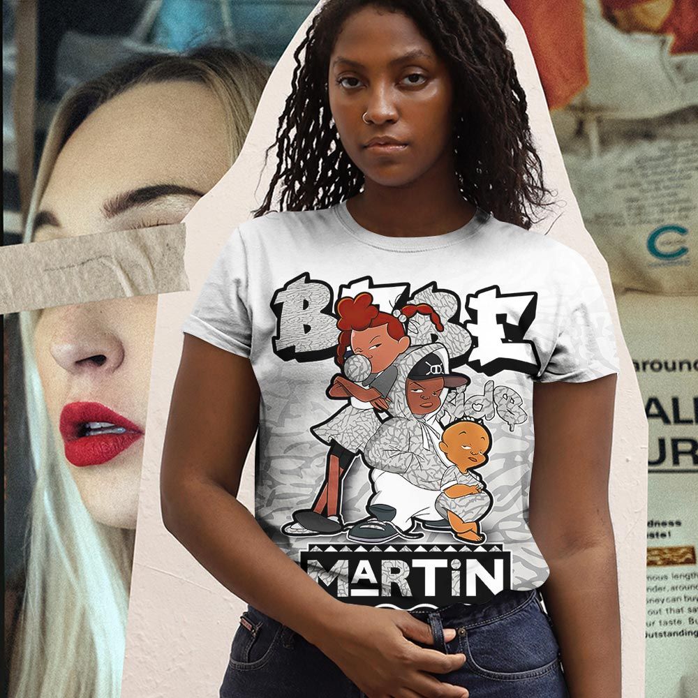 Melanin 80S Baby Sneaker Shirt Match Og Elephant 1S, Jordan 1 White Cement Hoodie Sweatshirt Tee All Over Print MKO Shirt Melanin 80S Baby Sneaker Shirt Match Og Elephant 1S, Jordan 1 White Cement Hoodie Sweatshirt Tee All Over Print MKO Shirt