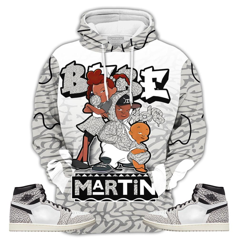 Melanin 80S Baby Sneaker Shirt Match Og Elephant 1S, Jordan 1 White Cement Hoodie Sweatshirt Tee All Over Print MKO Shirt Melanin 80S Baby Sneaker Shirt Match Og Elephant 1S, Jordan 1 White Cement Hoodie Sweatshirt Tee All Over Print MKO Shirt