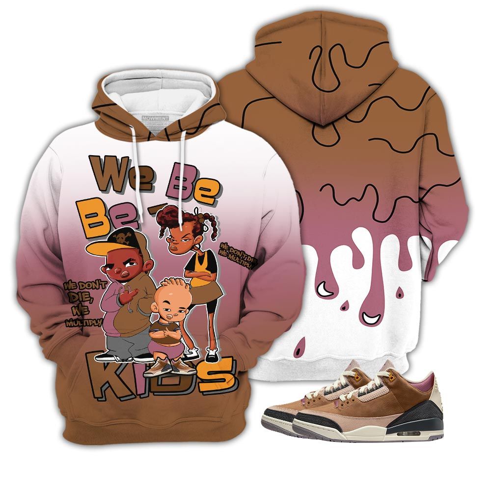 Melanin 80S Baby Sneaker Shirt Match Retro Archaeo Brown 3S, Jordan 3 Archaeo Brown Hoodie Sweatshirt Tee All Over Print MKO Shirt Melanin 80S Baby Sneaker Shirt Match Retro Archaeo Brown 3S, Jordan 3 Archaeo Brown Hoodie Sweatshirt Tee All Over Print MKO Shirt