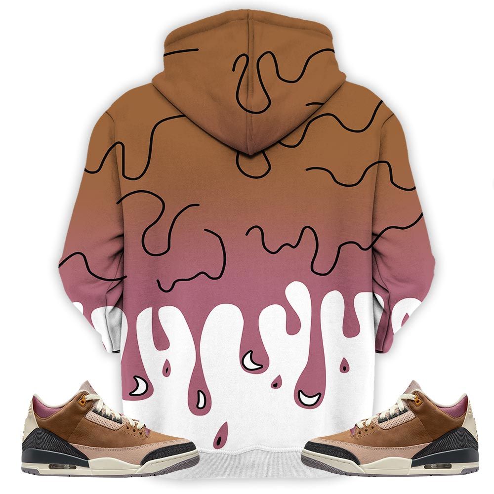 Melanin 80S Baby Sneaker Shirt Match Retro Archaeo Brown 3S, Jordan 3 Archaeo Brown Hoodie Sweatshirt Tee All Over Print MKO Shirt