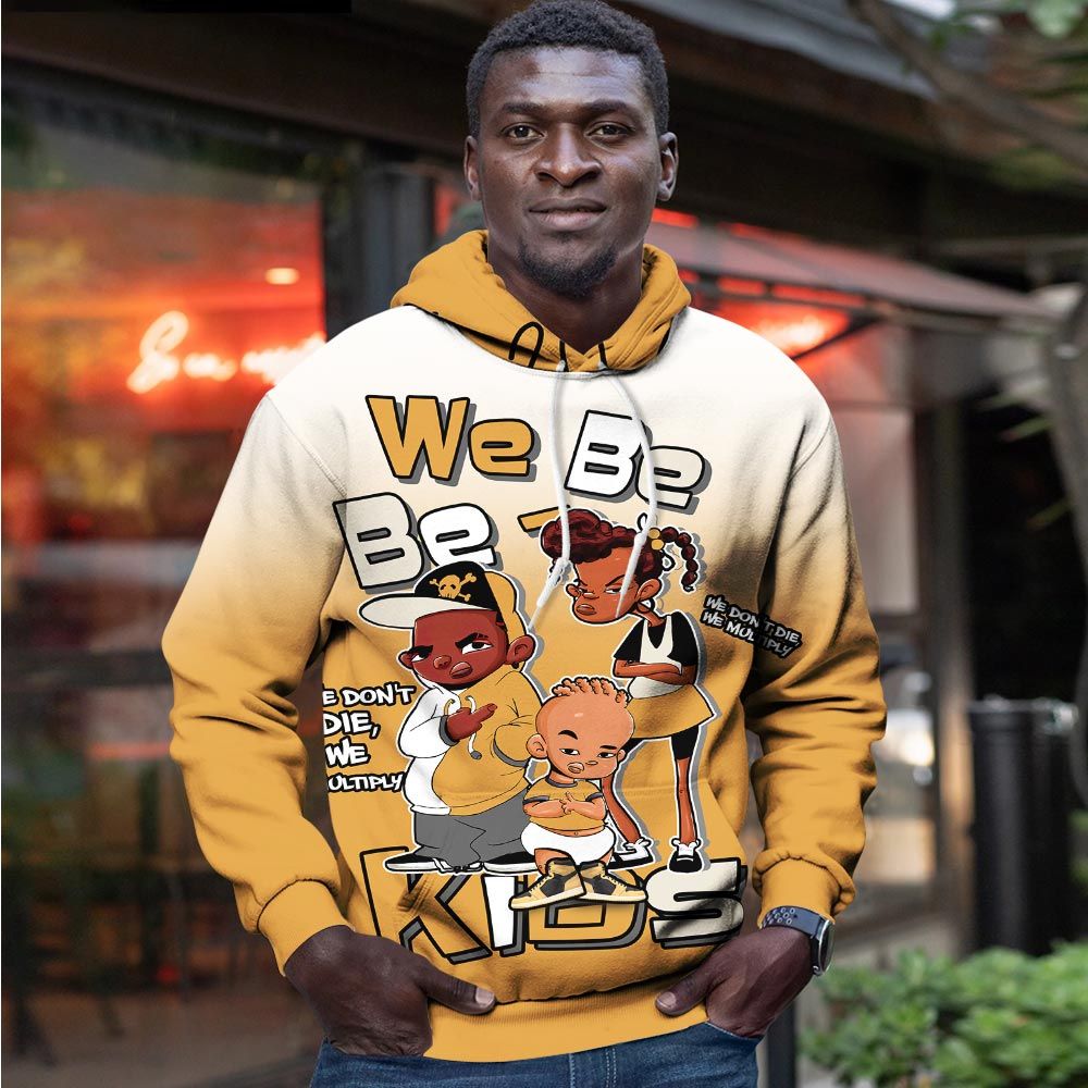 Melanin 80S Baby Sneaker Shirt Match Retro Heirloom 1S, Jordan 1 Retro High Og Heirloom Hoodie Sweatshirt Tee All Over Print MKO Shirt