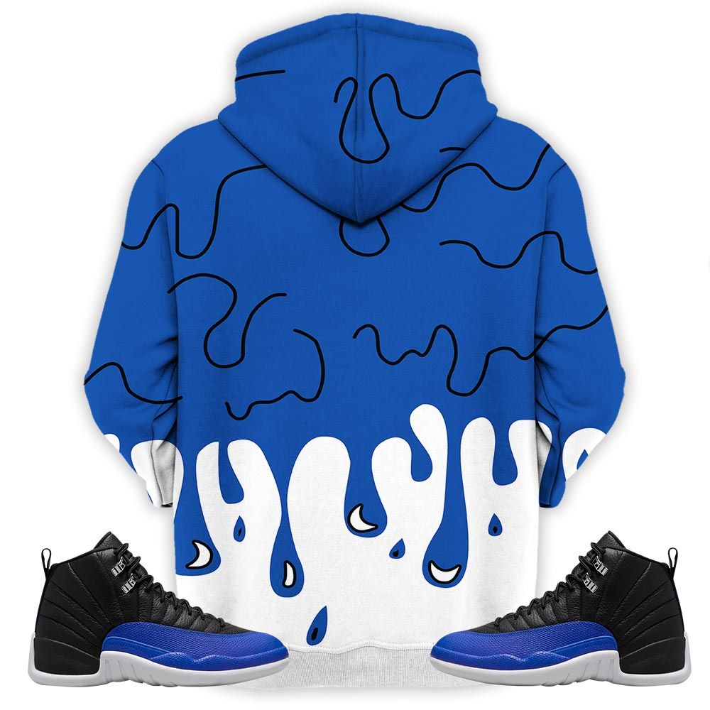 Melanin 80S Baby Sneaker Shirt Match Retro Hyper Royal 12S, Jordan 12 Hyper Royal Hoodie Sweatshirt Tee All Over Print MKO Shirt