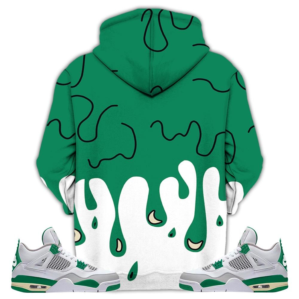 Melanin 80S Baby Sneaker Shirt Match Retro Pine Green 4S, Jordan 4 Pine Green Hoodie Sweatshirt Tee All Over Print MKO Shirt
