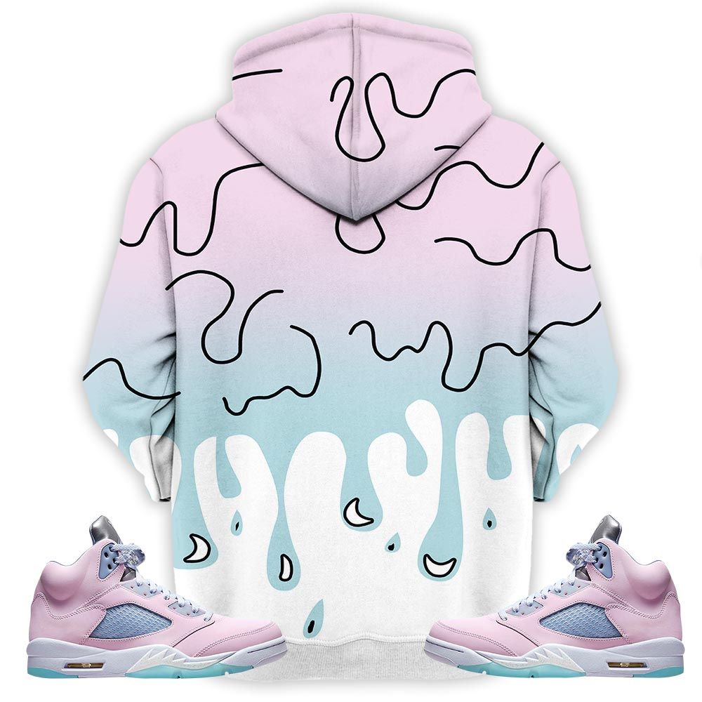 Melanin 80S Baby Sneaker Shirt Match Se Easter 5S, Jordan 5 Retro Easter Hoodie Sweatshirt Tee All Over Print MKO Shirt