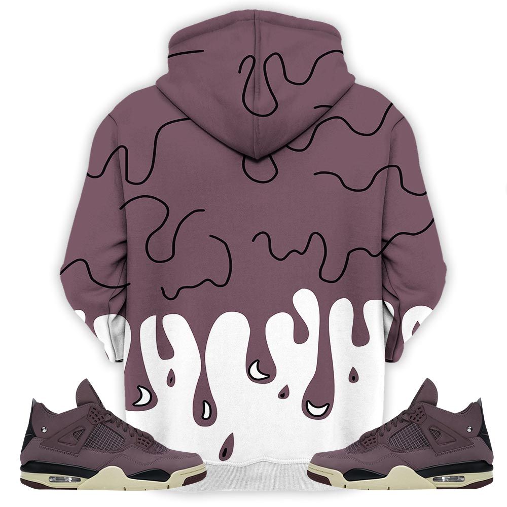 Melanin 80S Baby Sneaker Shirt Match Violet Ore 4S, Jordan 4 A Ma Maniere Violet Ore Hoodie Sweatshirt Tee All Over Print MKO Shirt