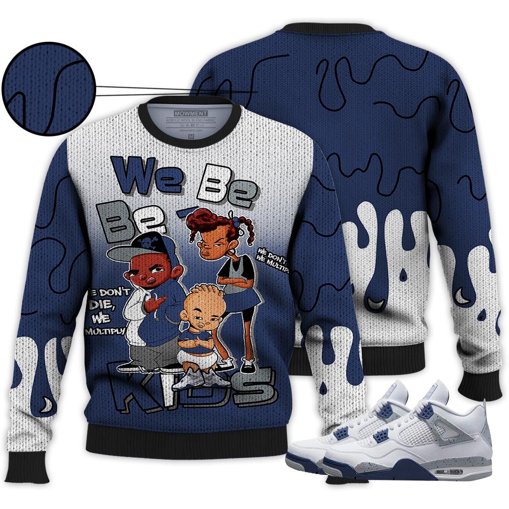 Melanin 80S Baby Sneaker Shirt Match White Midnight Navy 4S, Jordan 4 Retro Midnight Navy Hoodie Sweatshirt Tee All Over Print MKO Shirt Melanin 80S Baby Sneaker Shirt Match White Midnight Navy 4S, Jordan 4 Retro Midnight Navy Hoodie Sweatshirt Tee All Over Print MKO Shirt