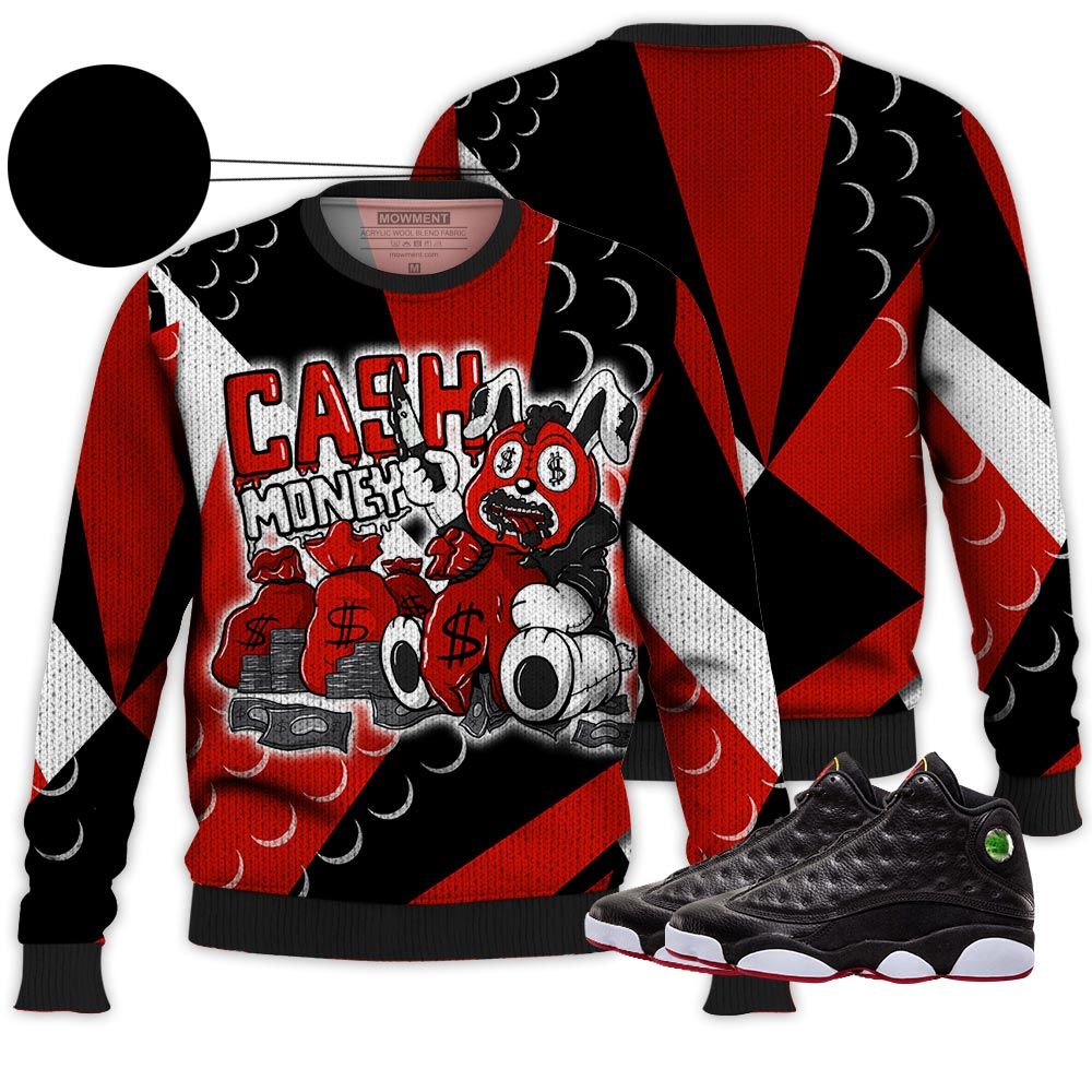 Melanin Cash Money Bear Sneaker Shirt Match Retro Playoffs 13S, Jordan 13 Playoffs Hoodie Sweatshirt Tee All Over Print MKO Shirt Melanin Cash Money Bear Sneaker Shirt Match Retro Playoffs 13S, Jordan 13 Playoffs Hoodie Sweatshirt Tee All Over Print MKO Shirt