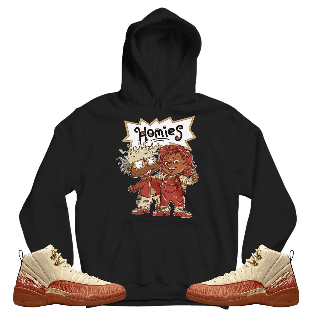 Melanin Kids 90s Rugrats Chucky Cartoon 90s Homie Sneaker Shirt Match Eastside Golf 12s, Jordan 12 Retro Eastside Golf MKO T-Shirt