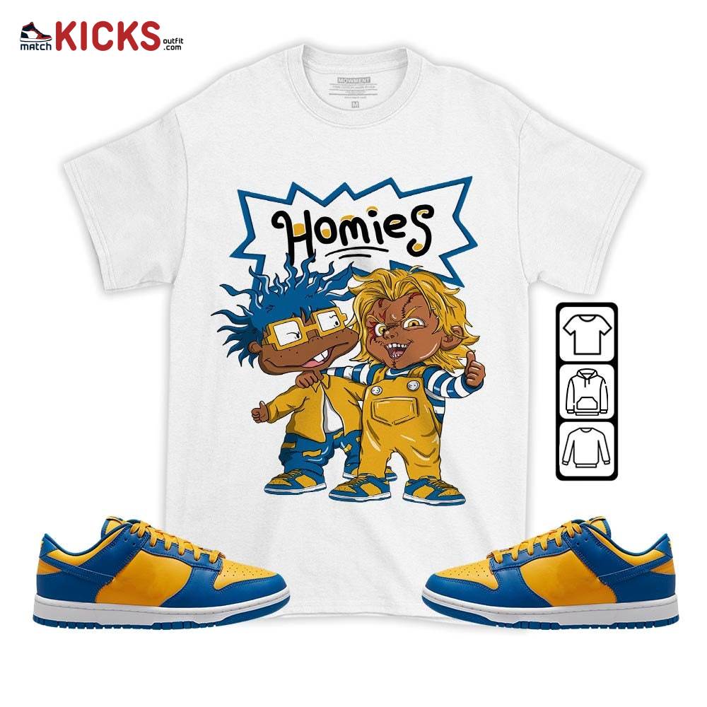 Melanin Kids 90’s Rugrats Chucky Chuckie Homie Sneaker Shirt Match Dunk Low Blue Yellow, Dunk Low Blue Jay MKO T-Shirt Melanin Kids 90’s Rugrats Chucky Chuckie Homie Sneaker Shirt Match Dunk Low Blue Yellow, Dunk Low Blue Jay MKO T-Shirt