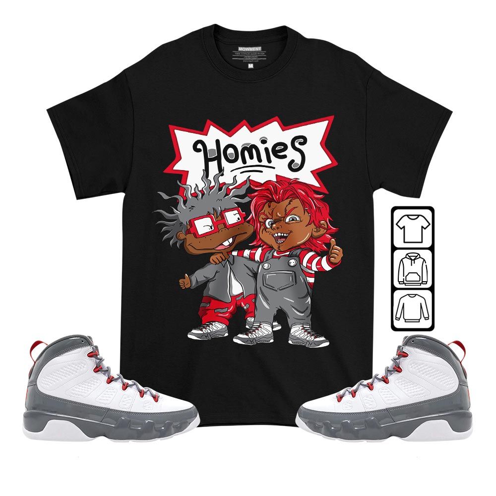 Melanin Kids 90s Rugrats Chucky Chuckie Homie Sneaker Shirt Match Fire Red 9s, Jordan 9 Retro Fire Red MKO T-Shirt Melanin Kids 90s Rugrats Chucky Chuckie Homie Sneaker Shirt Match Fire Red 9s, Jordan 9 Retro Fire Red MKO T-Shirt