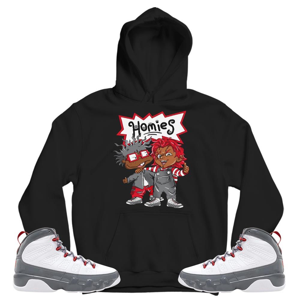 Melanin Kids 90s Rugrats Chucky Chuckie Homie Sneaker Shirt Match Fire Red 9s, Jordan 9 Retro Fire Red MKO T-Shirt