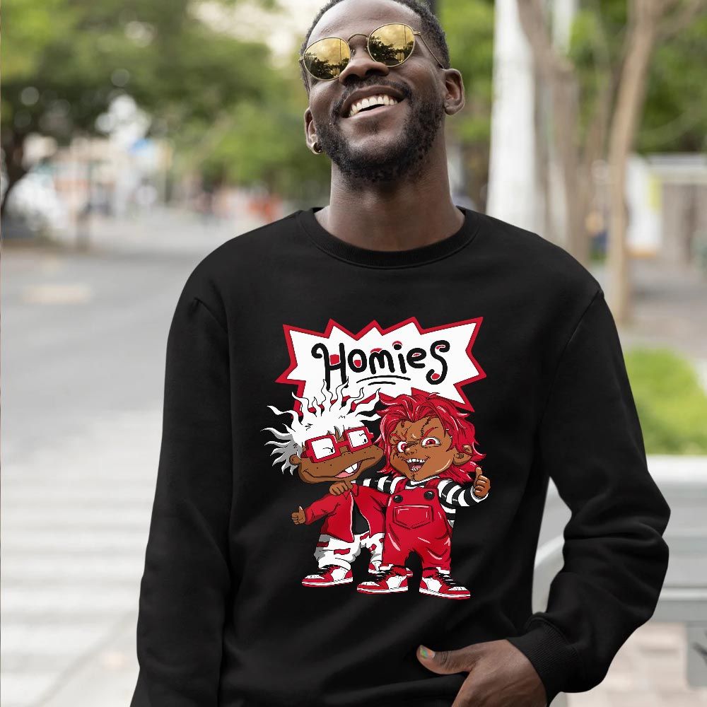 Melanin Kids 90s Rugrats Chucky Chuckie Homie Sneaker Shirt Match High OG Chicago 1s, Jordan 1 Lost Found Chicago MKO T-Shirt Melanin Kids 90s Rugrats Chucky Chuckie Homie Sneaker Shirt Match High OG Chicago 1s, Jordan 1 Lost Found Chicago MKO T-Shirt