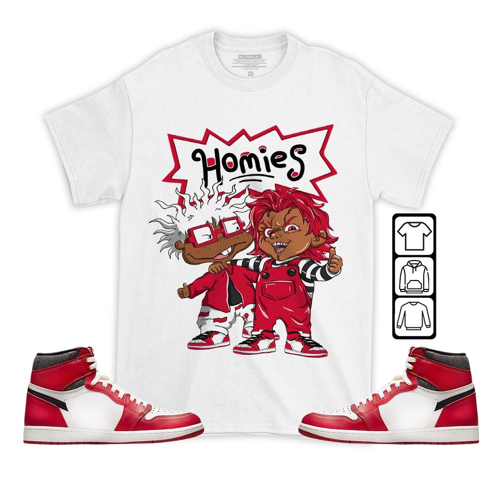 Melanin Kids 90s Rugrats Chucky Chuckie Homie Sneaker Shirt Match High OG Chicago 1s, Jordan 1 Lost Found Chicago MKO T-Shirt Melanin Kids 90s Rugrats Chucky Chuckie Homie Sneaker Shirt Match High OG Chicago 1s, Jordan 1 Lost Found Chicago MKO T-Shirt