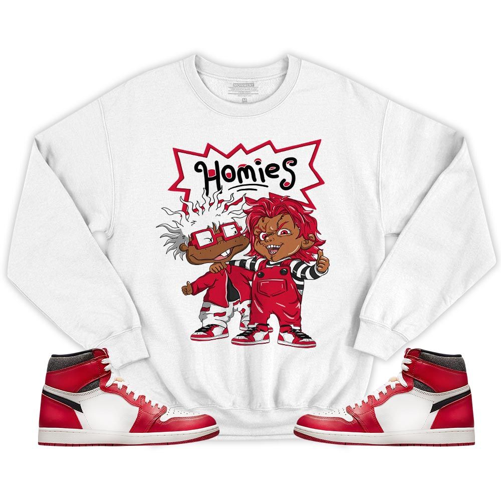 Melanin Kids 90s Rugrats Chucky Chuckie Homie Sneaker Shirt Match High OG Chicago 1s, Jordan 1 Lost Found Chicago MKO T-Shirt Melanin Kids 90s Rugrats Chucky Chuckie Homie Sneaker Shirt Match High OG Chicago 1s, Jordan 1 Lost Found Chicago MKO T-Shirt