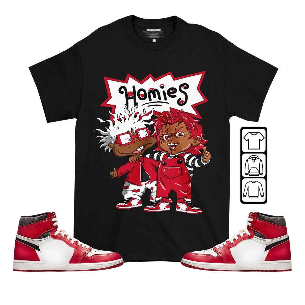 Melanin Kids 90s Rugrats Chucky Chuckie Homie Sneaker Shirt Match High OG Chicago 1s, Jordan 1 Lost Found Chicago MKO T-Shirt Melanin Kids 90s Rugrats Chucky Chuckie Homie Sneaker Shirt Match High OG Chicago 1s, Jordan 1 Lost Found Chicago MKO T-Shirt