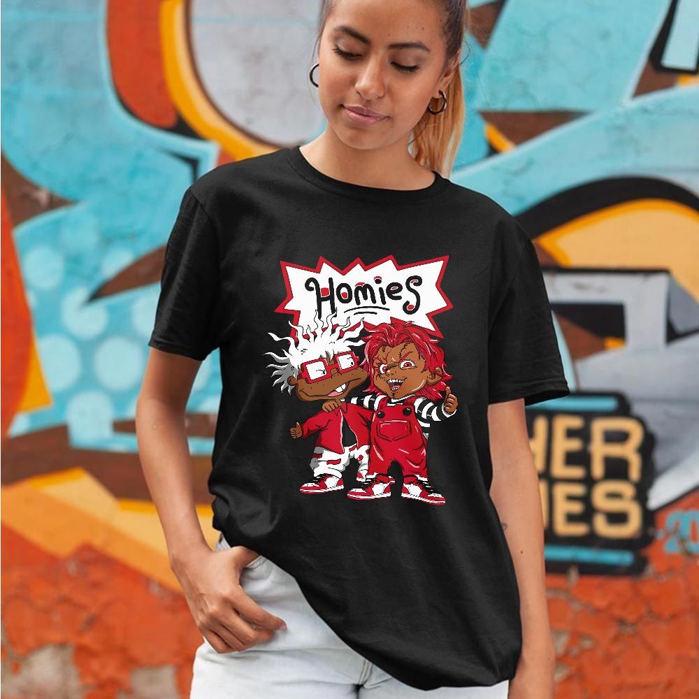 Melanin Kids 90s Rugrats Chucky Chuckie Homie Sneaker Shirt Match High OG Chicago 1s, Jordan 1 Lost Found Chicago MKO T-Shirt Melanin Kids 90s Rugrats Chucky Chuckie Homie Sneaker Shirt Match High OG Chicago 1s, Jordan 1 Lost Found Chicago MKO T-Shirt