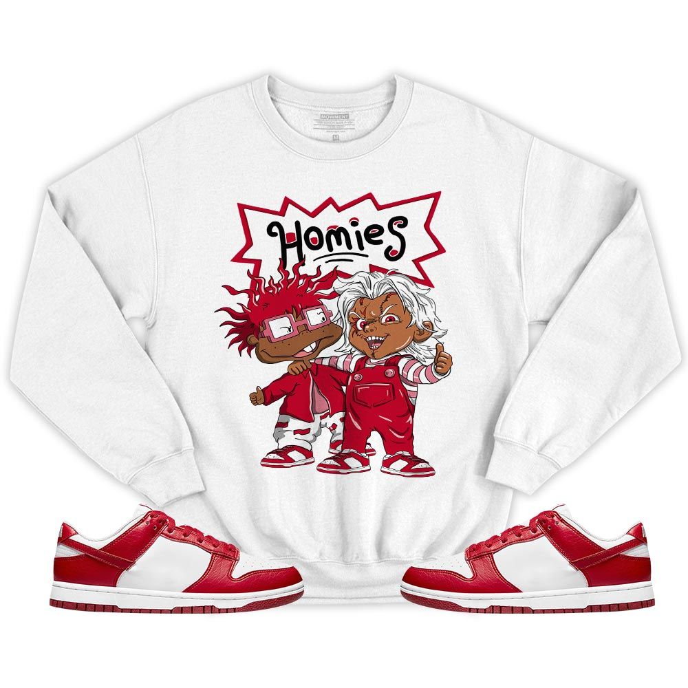 Melanin Kids 90s Rugrats Chucky Chuckie Homie Sneaker Shirt Match Next Nature White Gym Red, Dunk Low Gym Red MKO T-Shirt Melanin Kids 90s Rugrats Chucky Chuckie Homie Sneaker Shirt Match Next Nature White Gym Red, Dunk Low Gym Red MKO T-Shirt