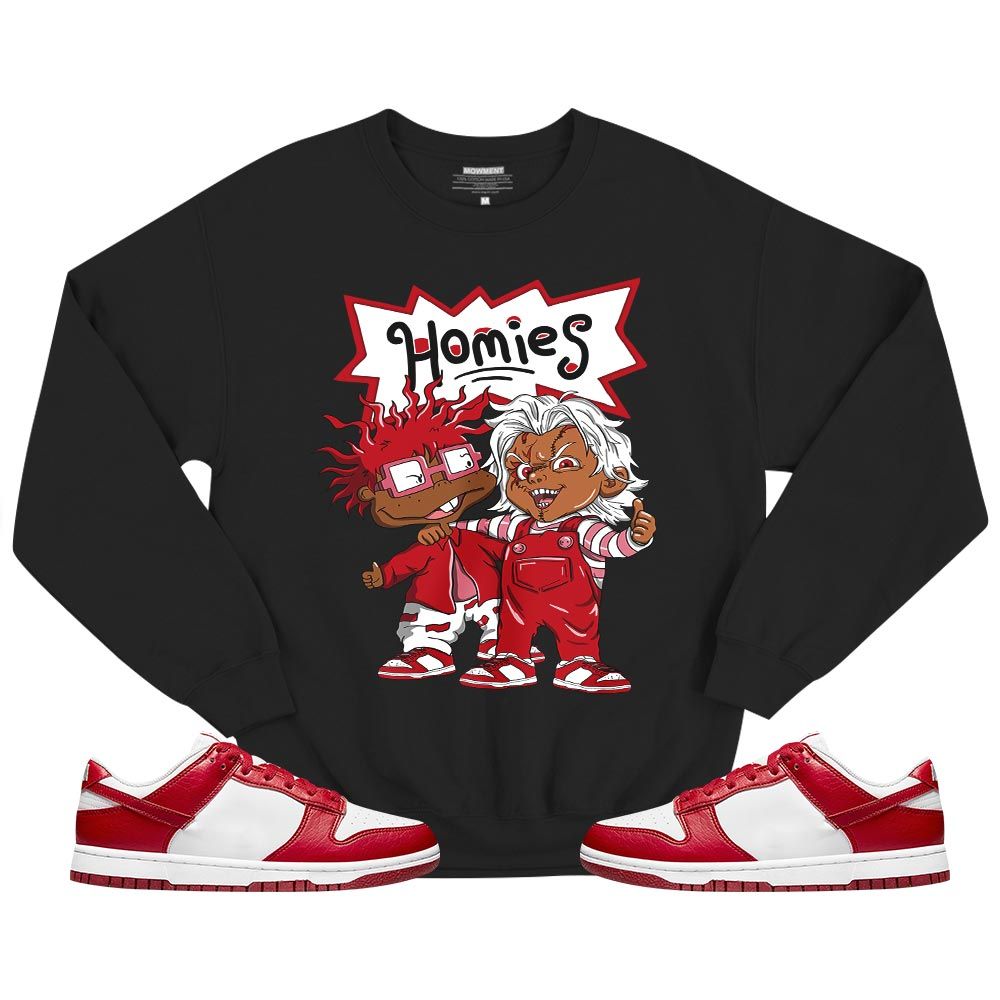 Melanin Kids 90s Rugrats Chucky Chuckie Homie Sneaker Shirt Match Next Nature White Gym Red, Dunk Low Gym Red MKO T-Shirt Melanin Kids 90s Rugrats Chucky Chuckie Homie Sneaker Shirt Match Next Nature White Gym Red, Dunk Low Gym Red MKO T-Shirt
