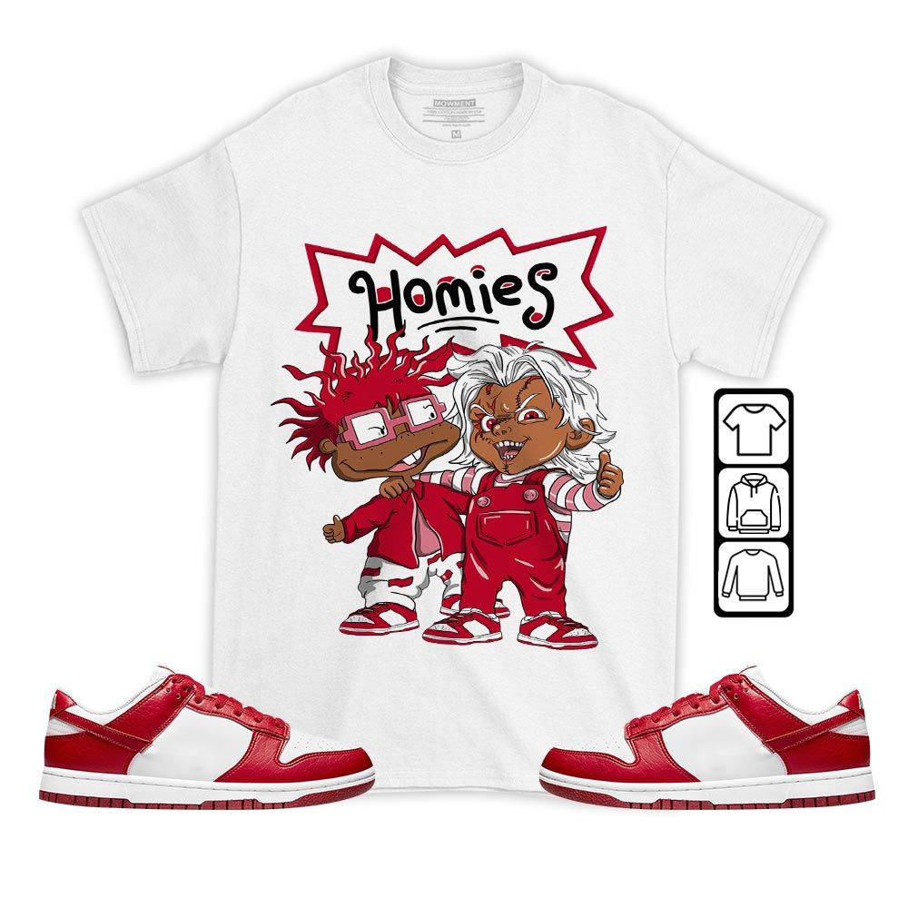 Melanin Kids 90s Rugrats Chucky Chuckie Homie Sneaker Shirt Match Next Nature White Gym Red, Dunk Low Gym Red MKO T-Shirt Melanin Kids 90s Rugrats Chucky Chuckie Homie Sneaker Shirt Match Next Nature White Gym Red, Dunk Low Gym Red MKO T-Shirt