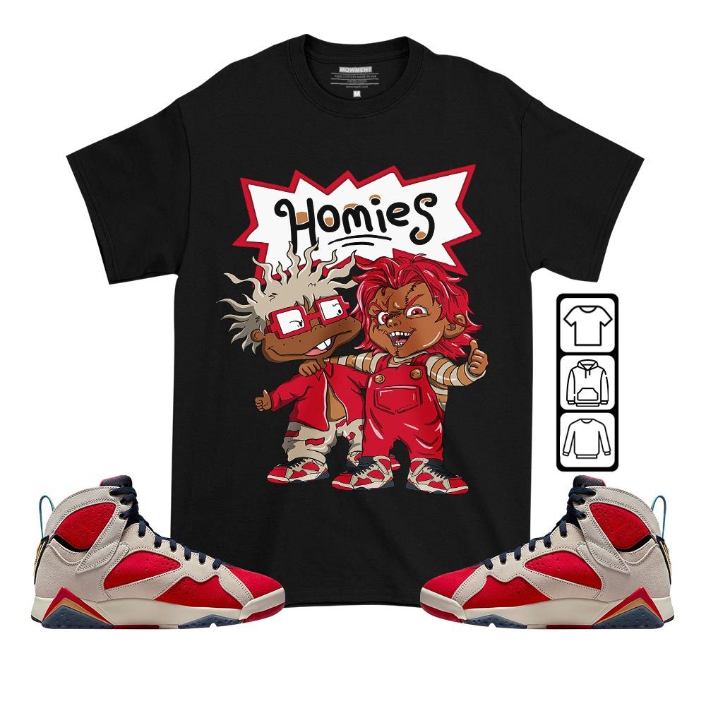 Melanin Kids 90s Rugrats Chucky Chuckie Homie Sneaker Shirt Match Trophy Room 7s, Jordan 7 Trophy Room MKO T-Shirt Melanin Kids 90s Rugrats Chucky Chuckie Homie Sneaker Shirt Match Trophy Room 7s, Jordan 7 Trophy Room MKO T-Shirt