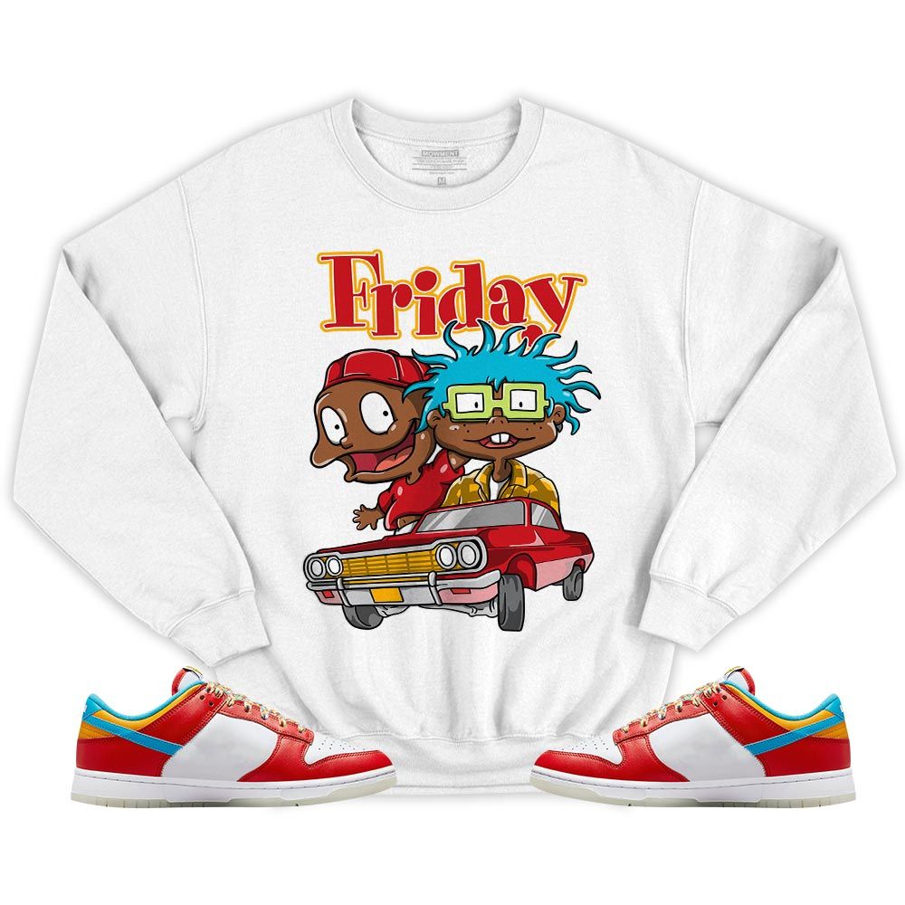 Melanin Kids Friday Cartoon 90s Sneaker Shirt Match Fruity Pebbles Shoes, Dunk Low Fruity Pebbles MKO T-Shirt Melanin Kids Friday Cartoon 90s Sneaker Shirt Match Fruity Pebbles Shoes, Dunk Low Fruity Pebbles MKO T-Shirt