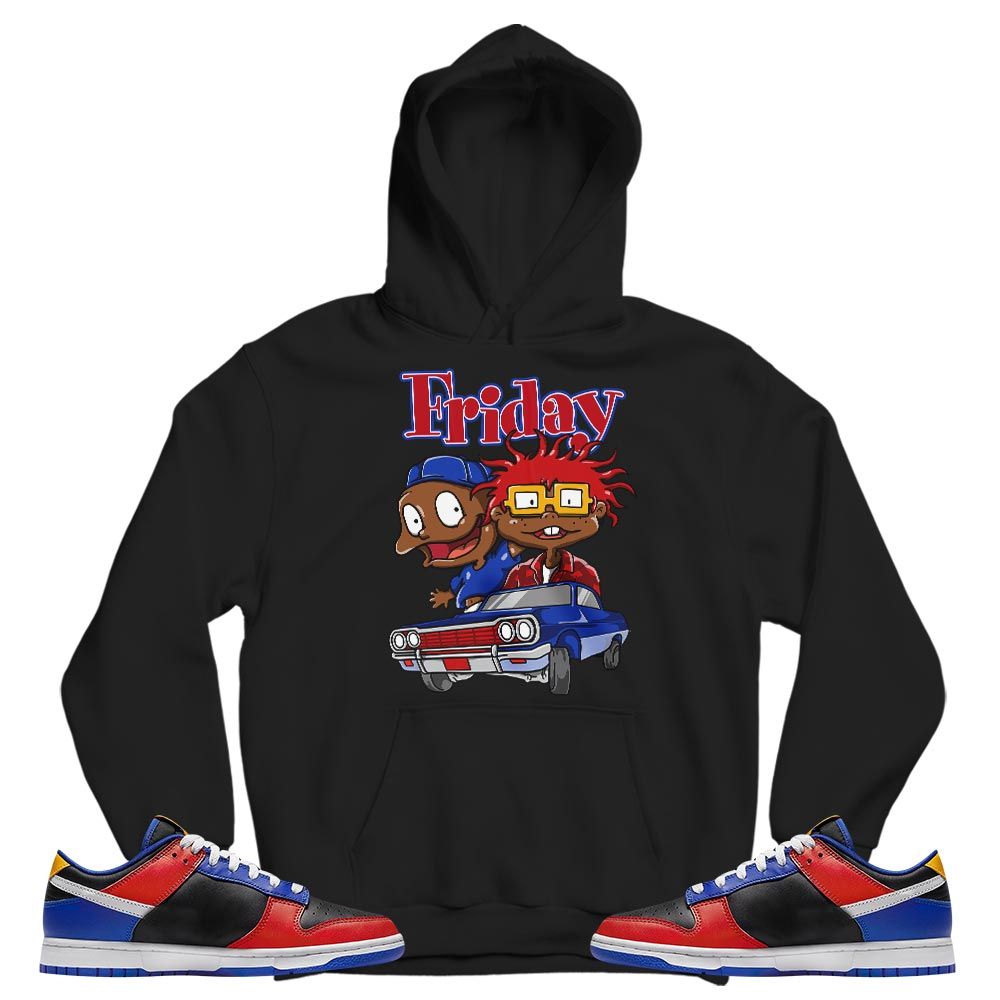 Melanin Kids Friday Cartoon 90s Sneaker Shirt Match Low TSU Tiger, Dunk Low TSU Tiger MKO T-Shirt