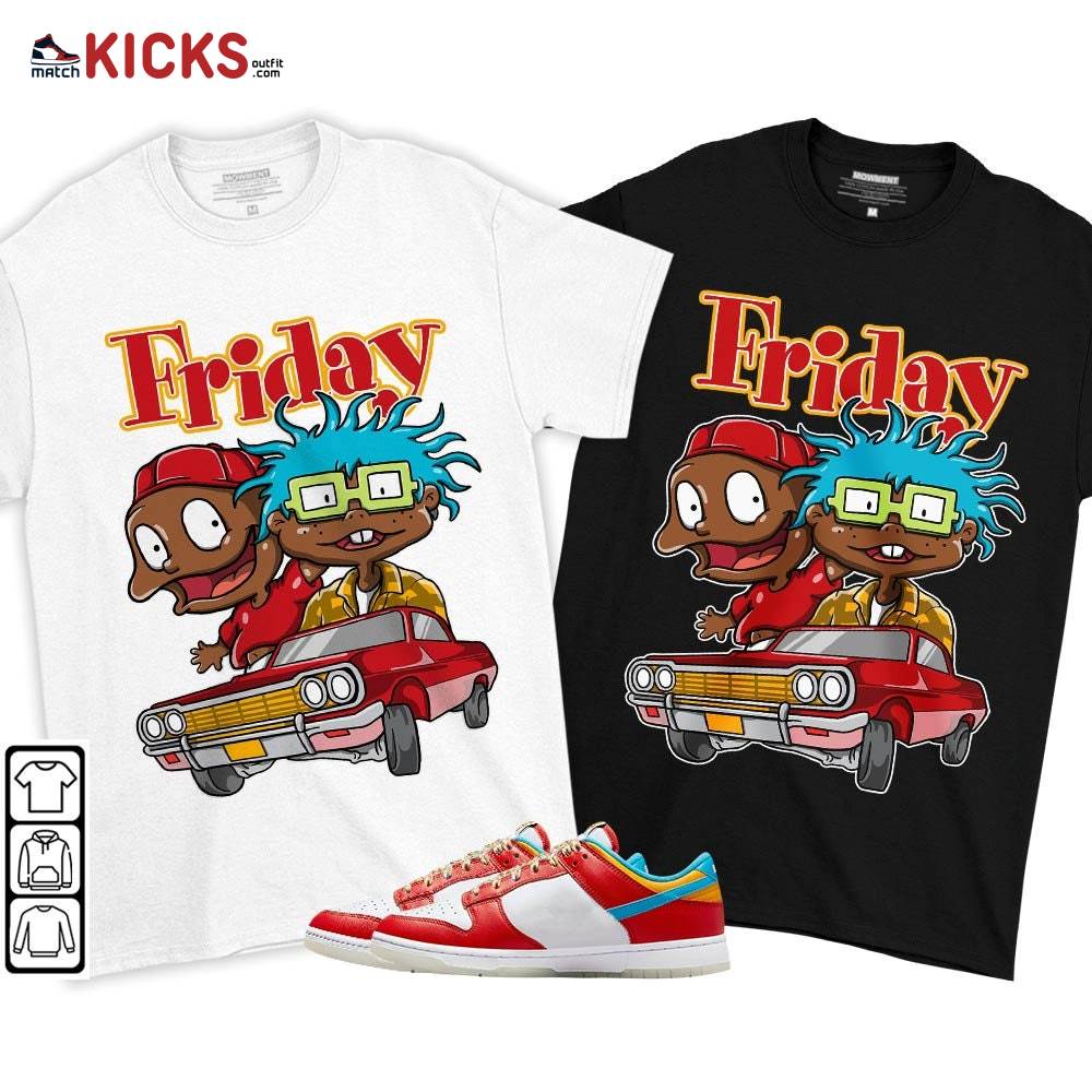 Melanin Kids Friday Rugrats Sneaker Shirt Match Fruity Pebbles Shoes, Dunk Low Fruity Pebbles MKO T-Shirt Melanin Kids Friday Rugrats Sneaker Shirt Match Fruity Pebbles Shoes, Dunk Low Fruity Pebbles MKO T-Shirt