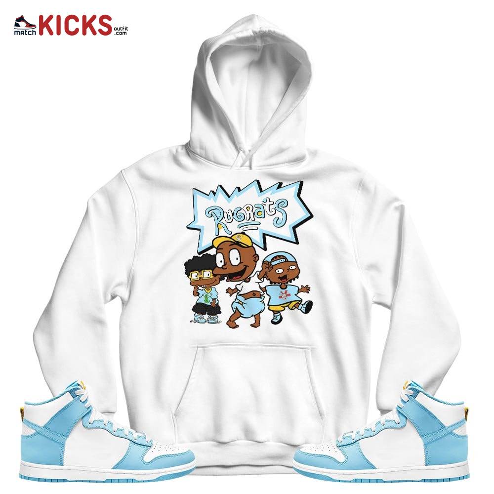 Melanin Rugrats Kid Sneaker Shirt Match Dunk High Blue Chill, Dunk High Homer Simpson MKO T-Shirt Melanin Rugrats Kid Sneaker Shirt Match Dunk High Blue Chill, Dunk High Homer Simpson MKO T-Shirt