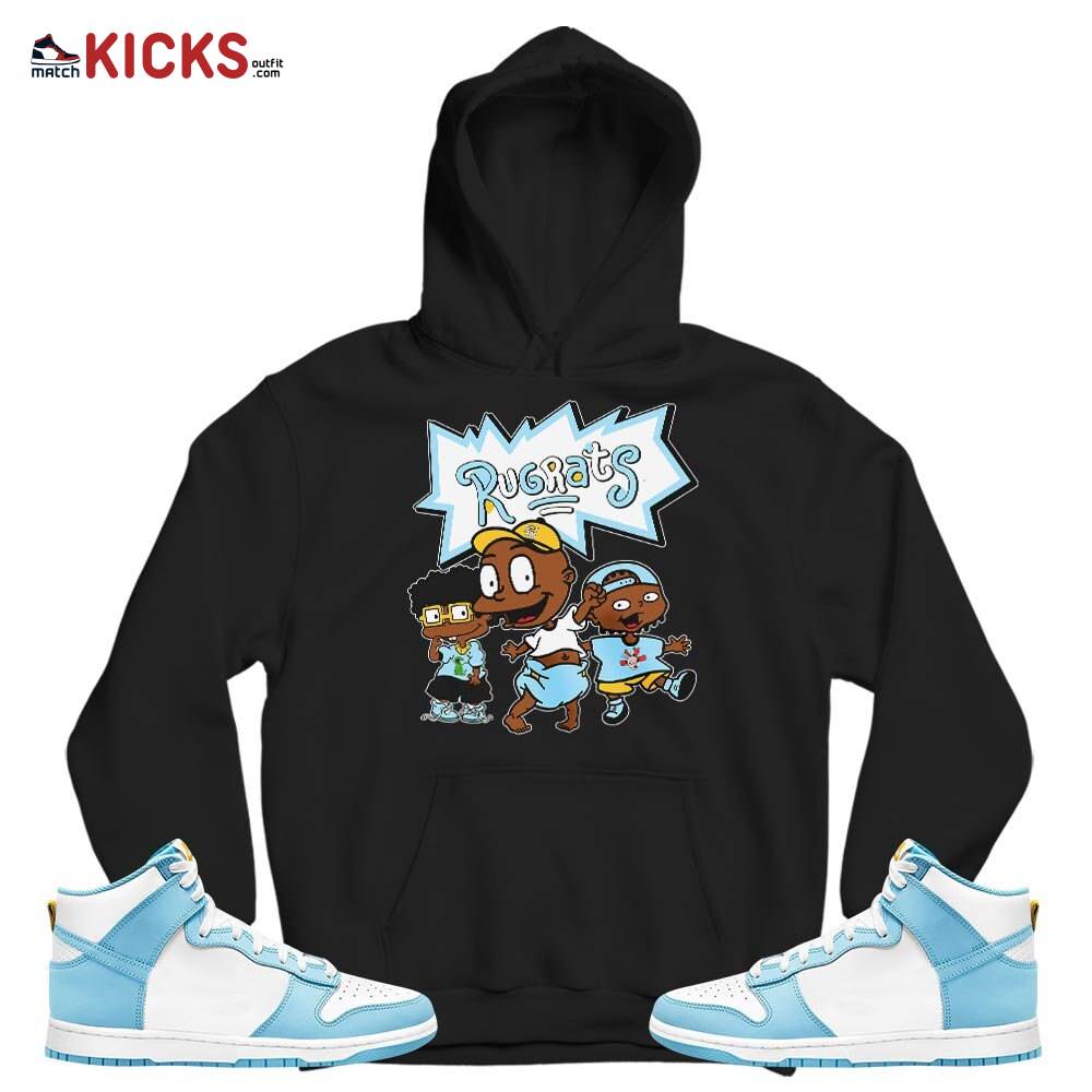Melanin Rugrats Kid Sneaker Shirt Match Dunk High Blue Chill, Dunk High Homer Simpson MKO T-Shirt Melanin Rugrats Kid Sneaker Shirt Match Dunk High Blue Chill, Dunk High Homer Simpson MKO T-Shirt