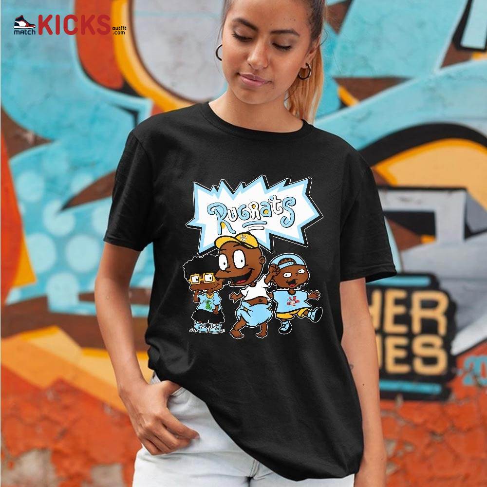 Melanin Rugrats Kid Sneaker Shirt Match Dunk High Blue Chill, Dunk High Homer Simpson MKO T-Shirt Melanin Rugrats Kid Sneaker Shirt Match Dunk High Blue Chill, Dunk High Homer Simpson MKO T-Shirt