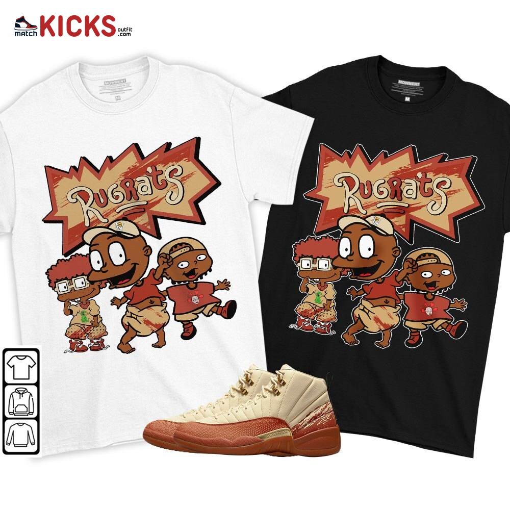 Melanin Rugrats Kid Sneaker Shirt Match Eastside Golf 12s, Jordan 12 Retro Eastside Golf MKO T-Shirt