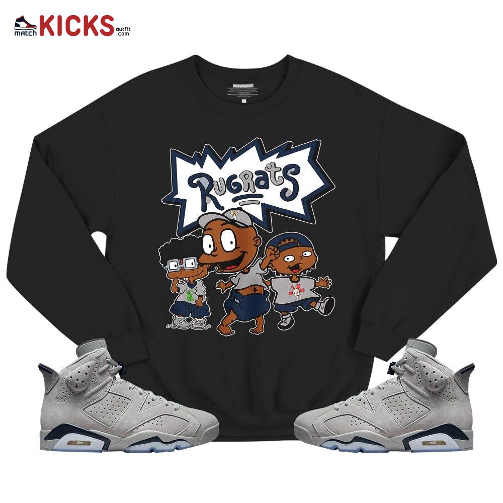 Melanin Rugrats Kid Sneaker Shirt Match Georgetown 6s, Jordan 6 Retro Georgetown MKO T-Shirt Melanin Rugrats Kid Sneaker Shirt Match Georgetown 6s, Jordan 6 Retro Georgetown MKO T-Shirt